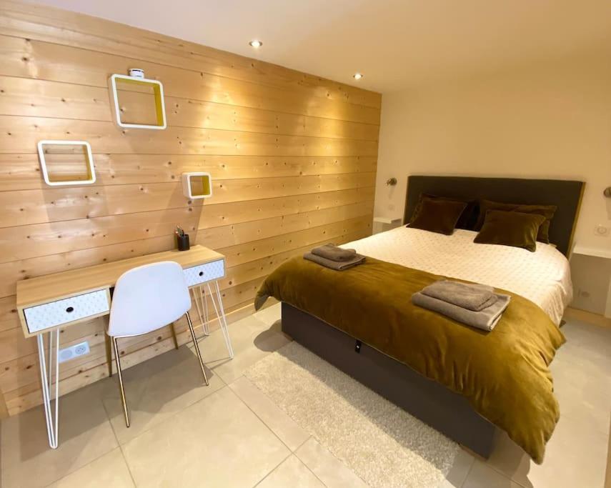Androsace Appartement Dans Chalet Bois Avec Jacuzzi Privatif Terrasse Et Vue Montagne Les Villards-sur-Thônes Εξωτερικό φωτογραφία